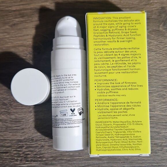 VOLITION BEAUTY Grenache Retinol Eye Cream 15.0 ml NEW - Picture 13 of 13